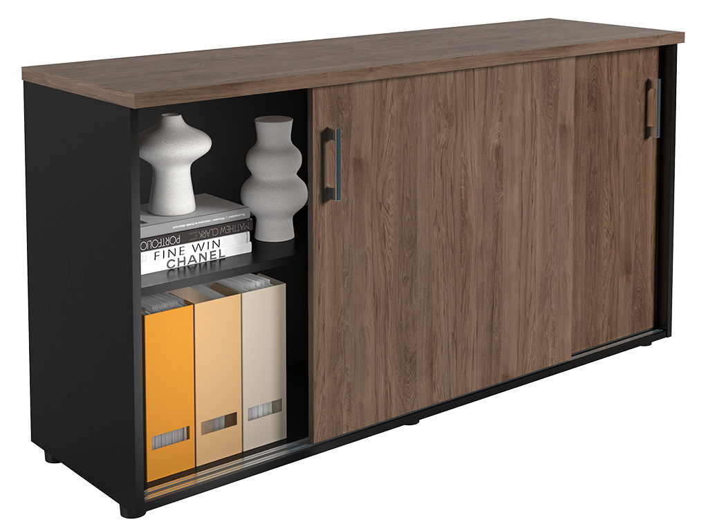 Шкаф NWT 0714 темный орех/антрацит